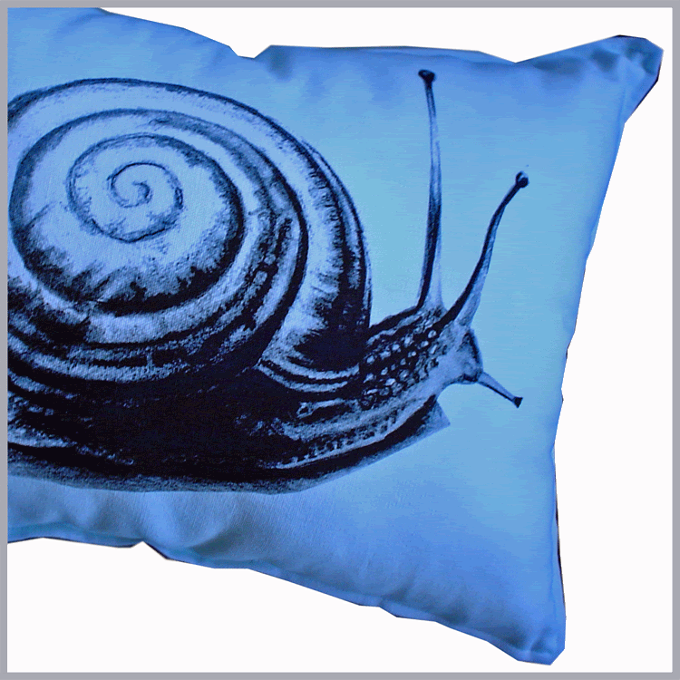 Sofa Art Hand Made Limited Edition Slow Is Sure Green Art Cushion