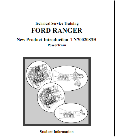Technical Service Training Ford Ranger