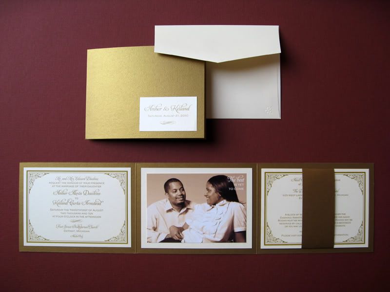 Plush paper invitations 