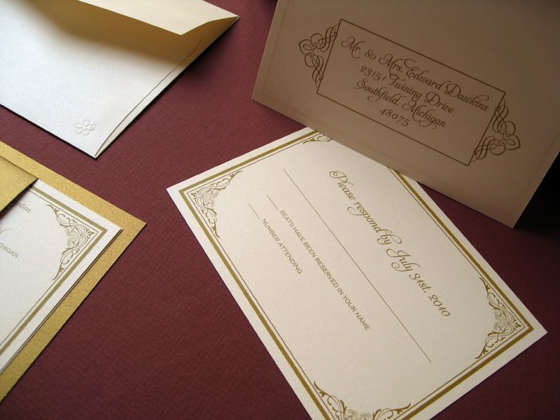 Plush paper invitations
