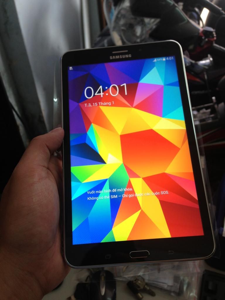 Cần bán Samsung Tap 4  8 IN T331 3G 16GB,Mới mua TGDD Ngày hôm nay cần gấp...