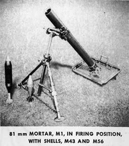 US M1 81mm Mortar