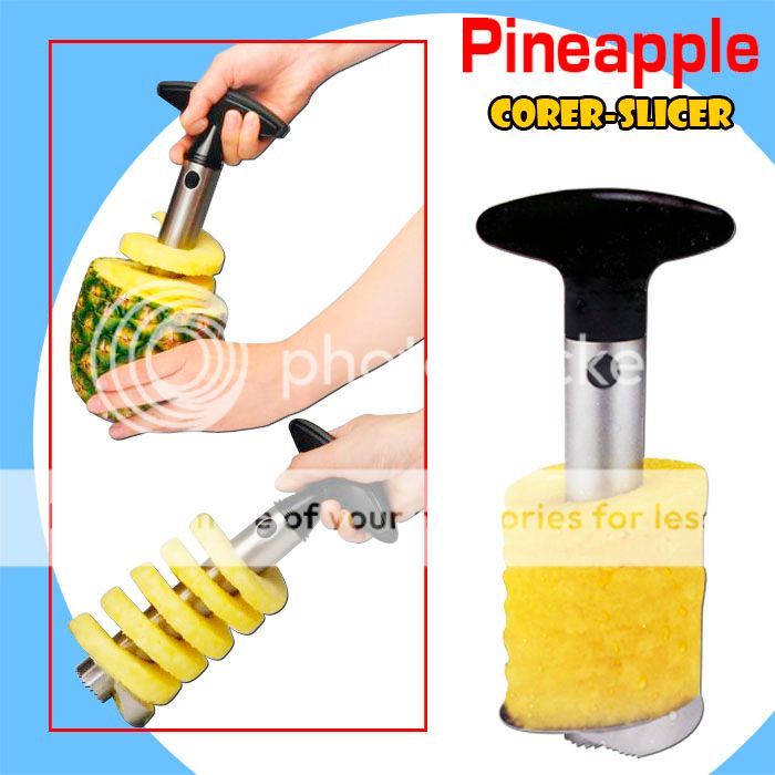 Pineapple Corer Slicer Peeler Cutter Stainless Steel  