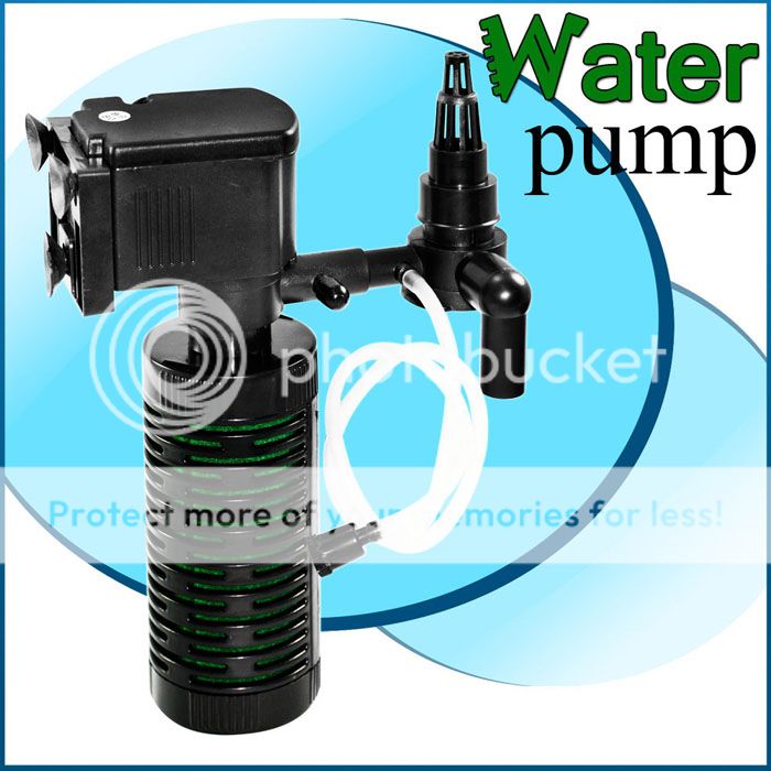 Aquarium Submersible Water Filter 720L/H Fish Tank  