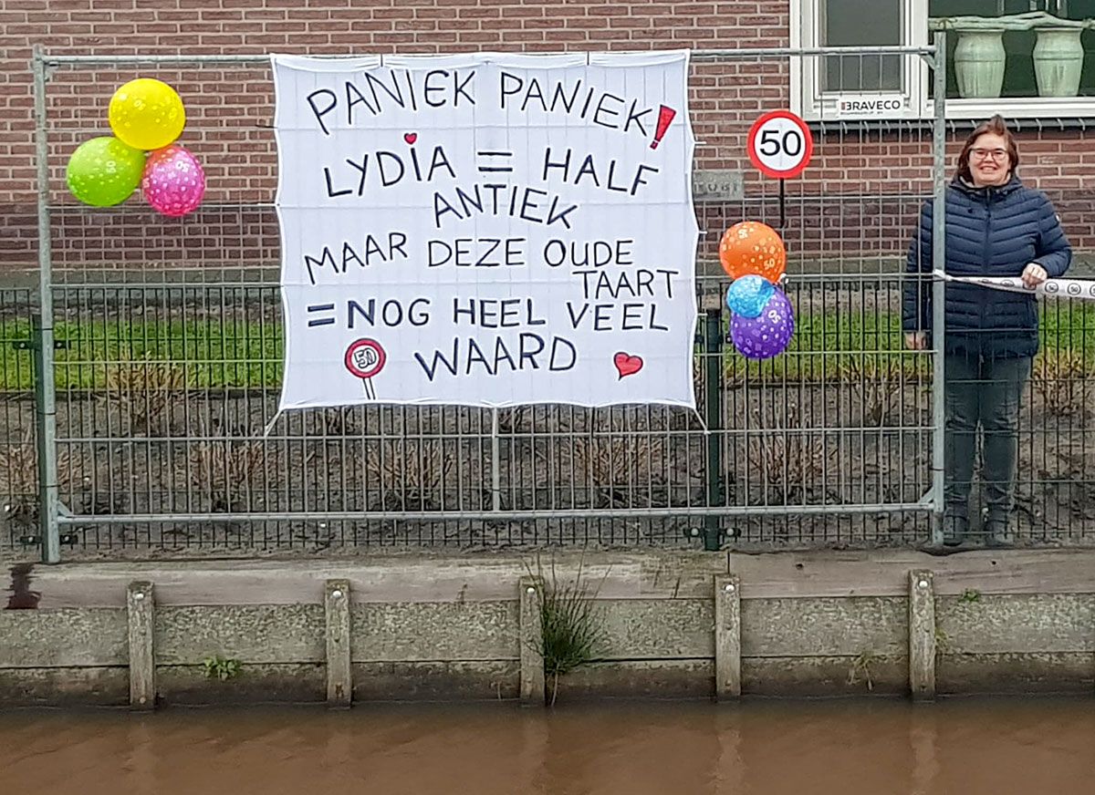 Lydia Slager = 50 jaar geworden