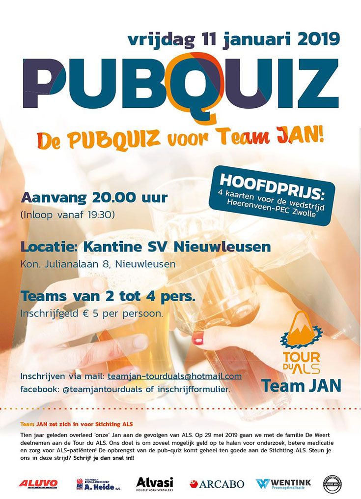 De Pubquiz voor team JAN
