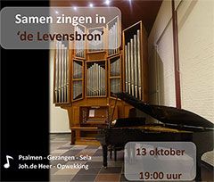 Samen zingen in ‘de Levensbron’