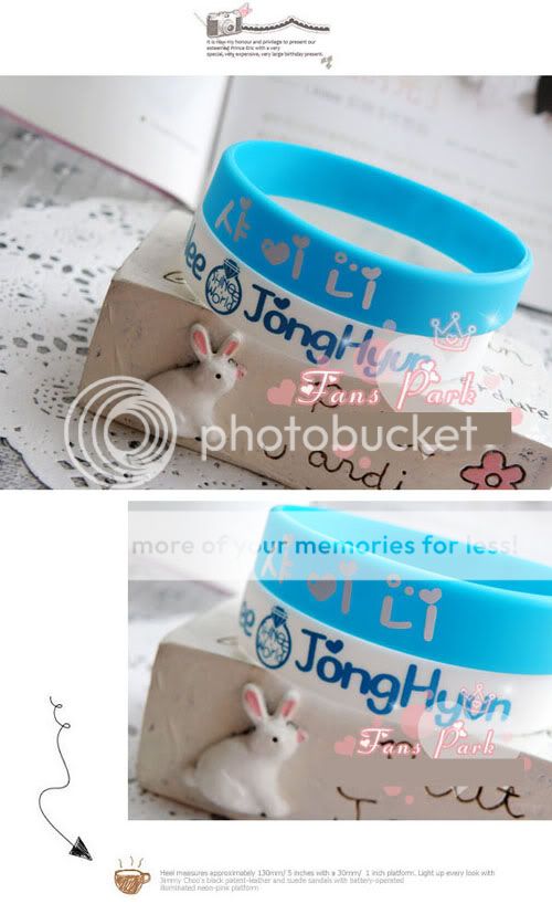 SHINee   Kim Jonghyun Supporters Band / Bracelet Set  