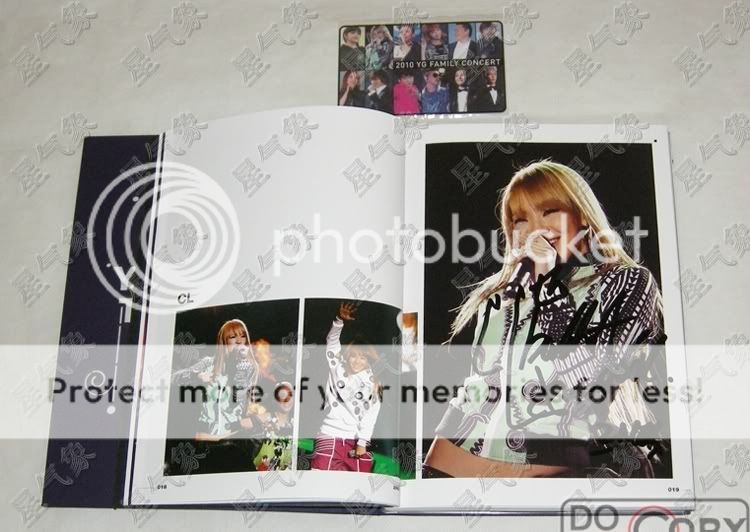 BIGBANG SEVEN 2NE1   2010 YG FAMILY Autographed DVD  